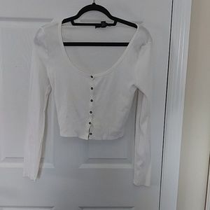 Forever 21 white crop top